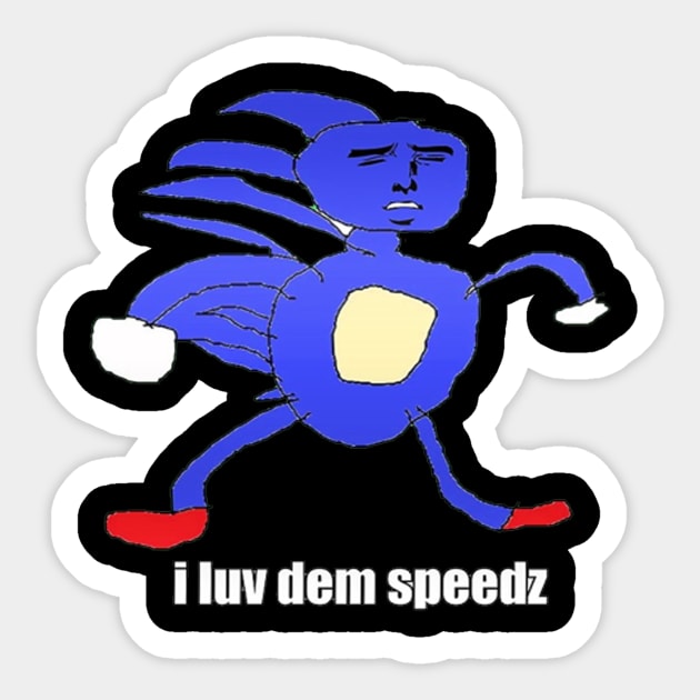 Sonic Sticker by TeeMax